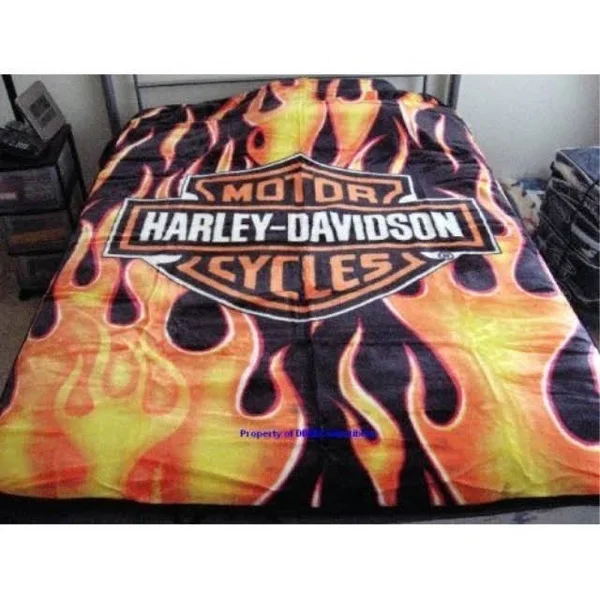 Harley Davidson Blanket 60x22x80x22