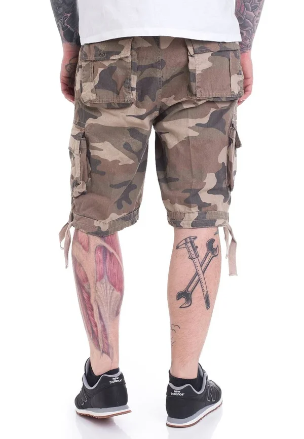 Brandit Urban Legend Shorts Light Woodland Size XL