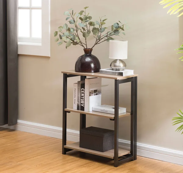 Readynow Folding 2 Shelf Bookcase, Natural 1205030003-N