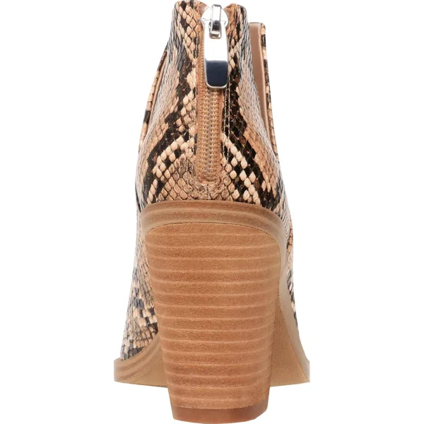 Steve Madden Alyse Womens Heeled Ankle Boots - Bone Leather