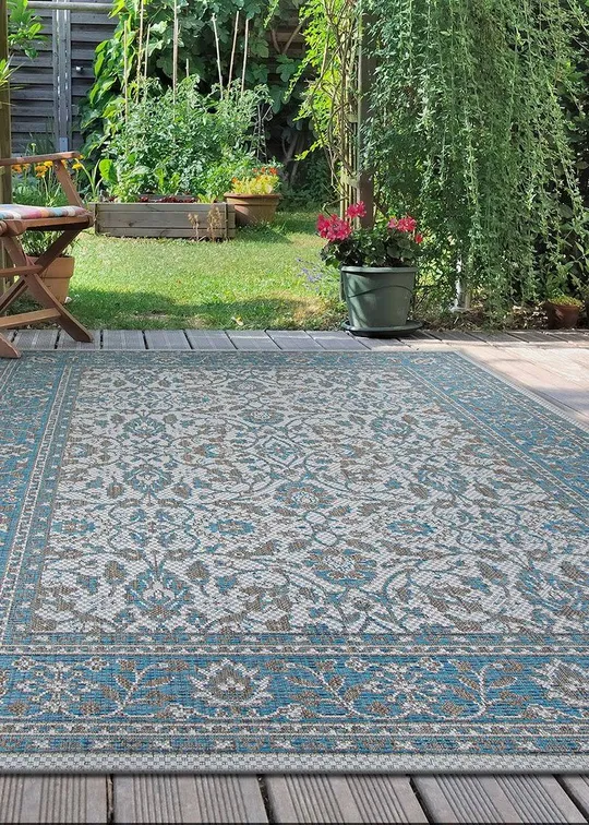 Couristan Marseille Carmoux Area Rug, Mushroom, 2&3x22 x 11&9x22 Runner