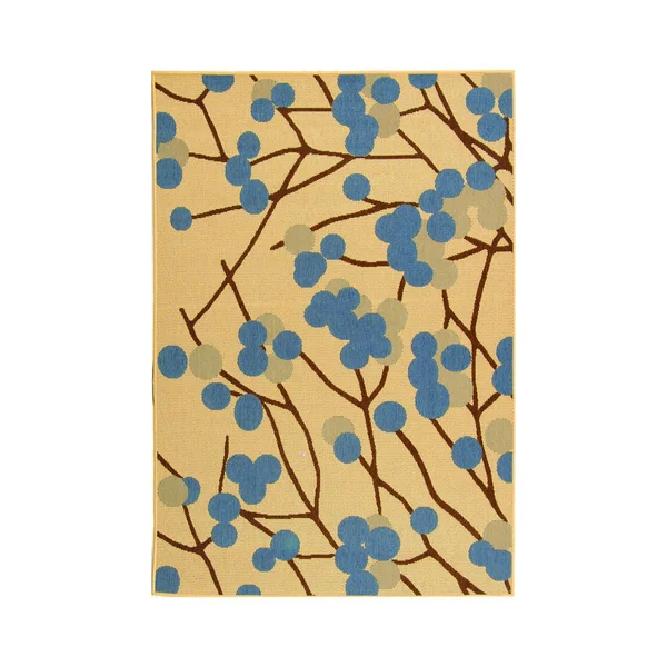 Safavieh Courtyard CY4037B 2&0x22 x 3&7x22 Natural Brown - Blue Area Rug