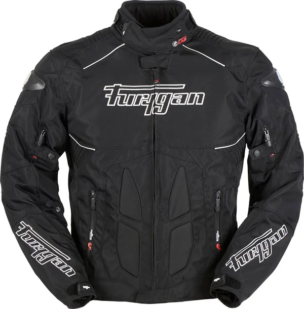Furygan Titanium Motorcycle Textile Jacket - Black, Size XL