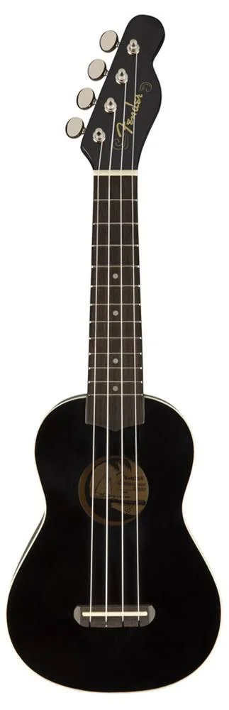 Fender Venice Soprano Ukulele - Black