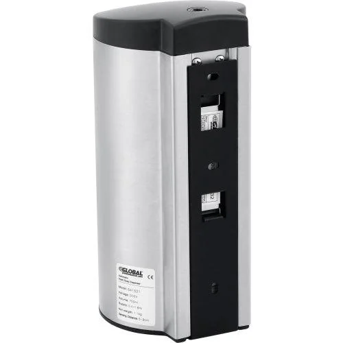 Global Industrial Automatic Foam Soap/Sanitizer Dispenser - 700 mL, Stainless Steel