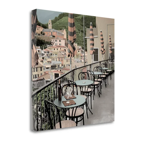 30x22 x 30x22 Liguria Caffe - 2 by Alan Blaustein Fine Art Giclee Print
