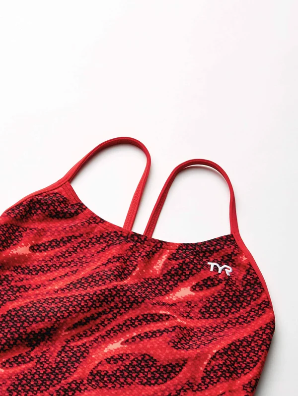 TYR Crea7a Women's Reaper Cutoutfit Swimsuit - Red - 30