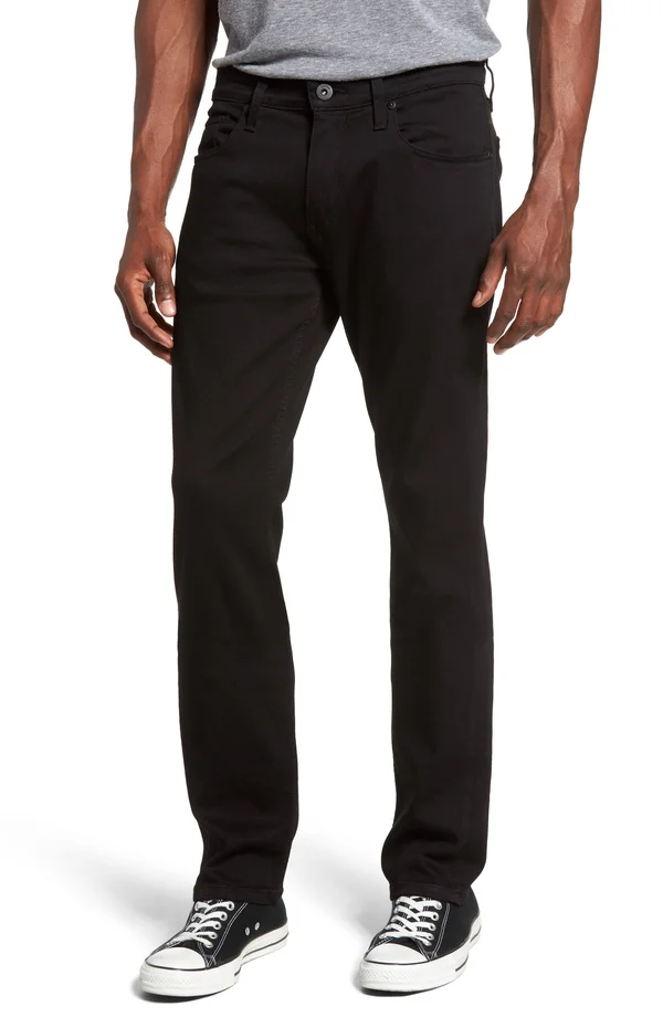 Paige Men's Federal - Black Shadow Slim Jeans, Size 32