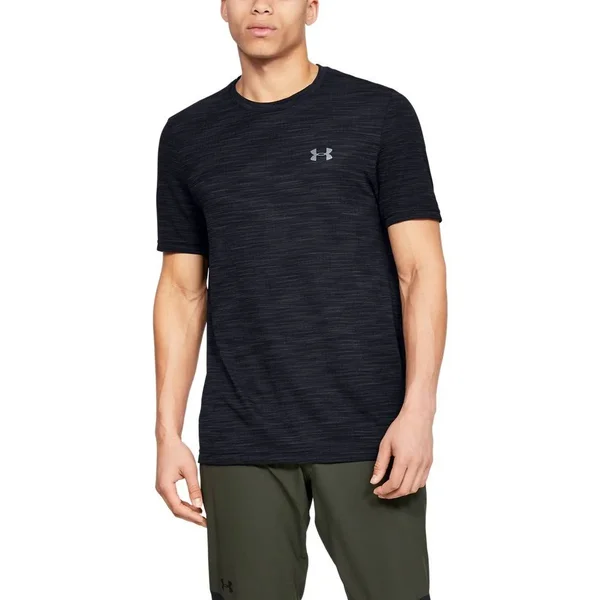 Under Armour Men's Vanish Seamless Short Sleeve Shirt - Black, XXL