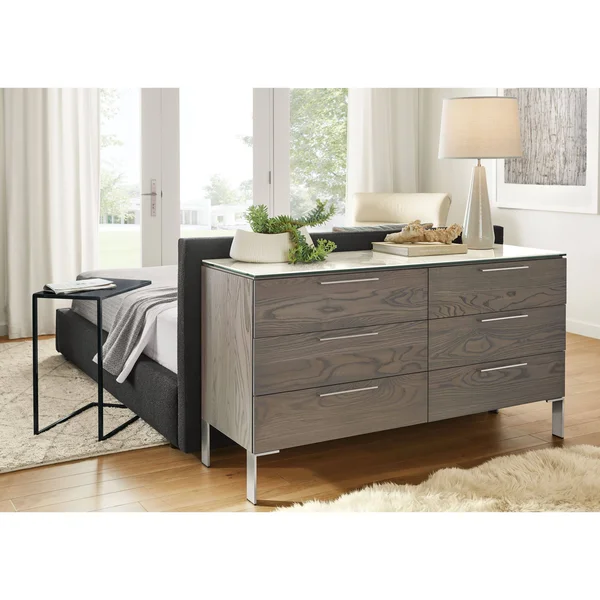 Room & Board - Modern Slim C-Shaped Table 20D 13W 20H in Recycled Natural Steel Black