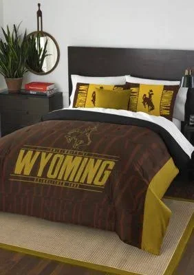 Wyoming Cowboys Modern Take Twin Comforter Set