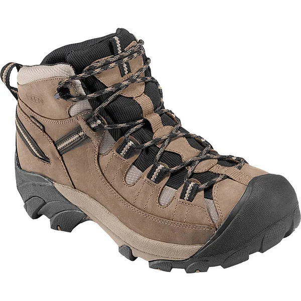Keen Men's Targhee II Mid Waterproof Hiking Boots, Brown, 7.5