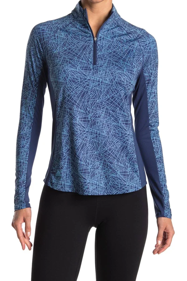 Adidas Women's Aero.rdy UV 50+ Long Sleeve Polo Shirt