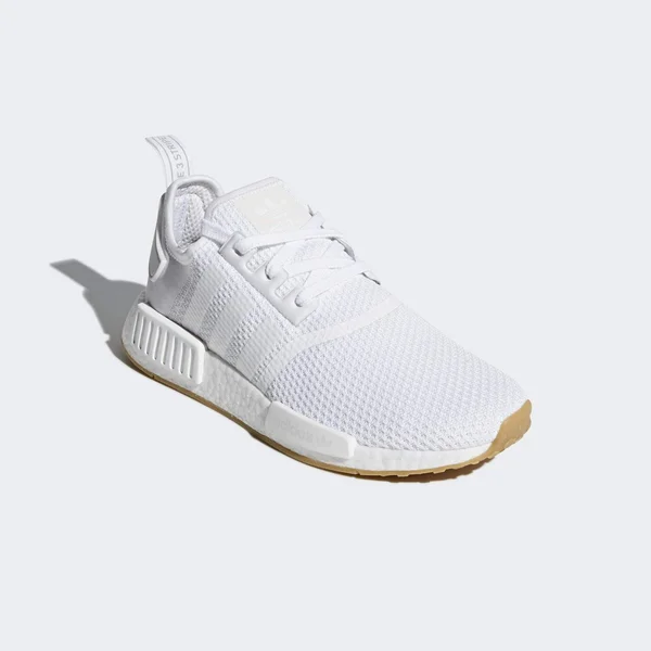 Adidas NMD R1 &White/Gum& Shoes - Size 8