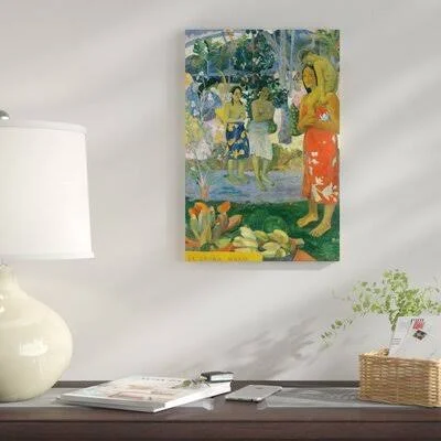 &La Orana Maria Hail Mary - 1891& Print on Canvas East Urban Home Size: 18x22 H x 12x22 W x 1.5x22 D
