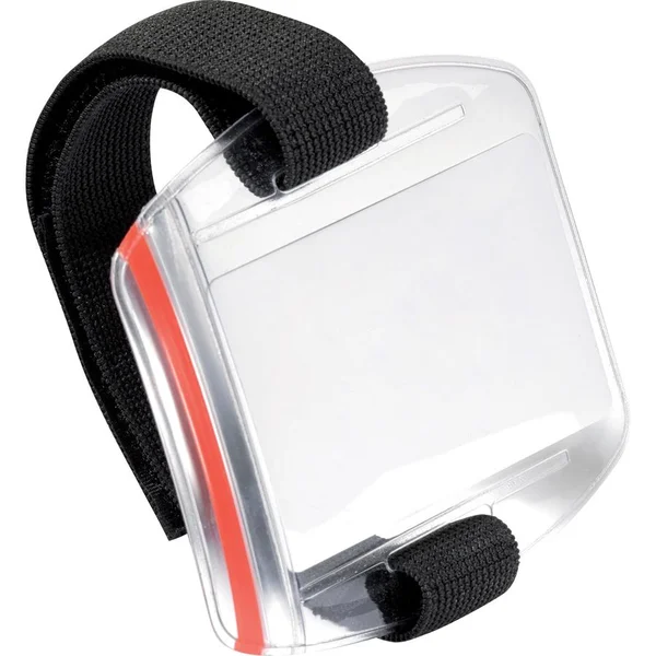 DURABLE OUTDOOR SECURE - Card holder - arm band - transparent (pack of 10)