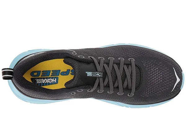Hoka One One Hupana 2 Women's Running Shoes Black/Sky Blue : 5 B - Medium