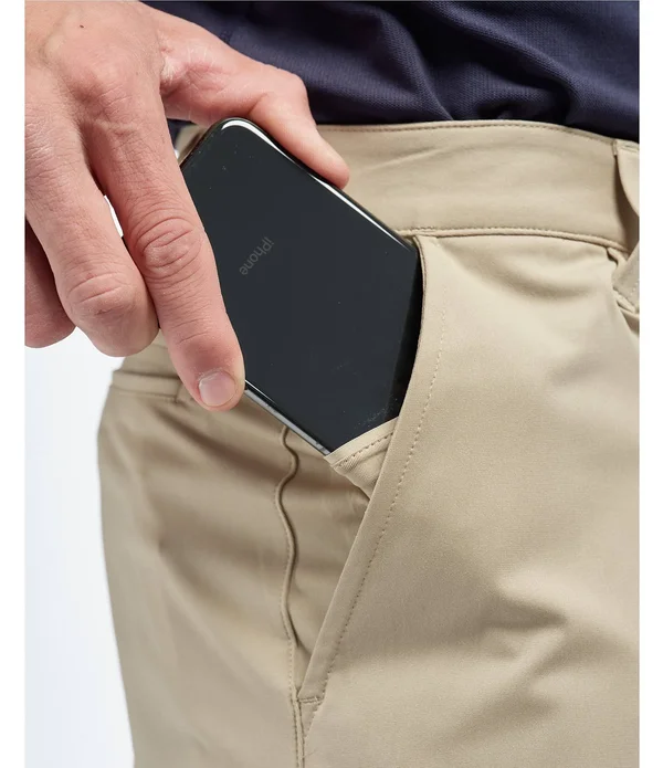 Rhone Slim-Fit Flat-Front Commuter Stretch Pants - 40 30