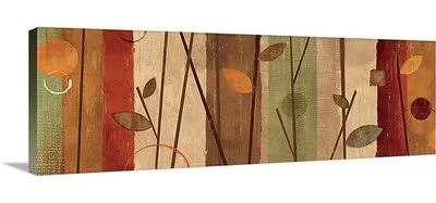 &Modern Forest Natural& by Veronique Charron Graphic Art Print Great Big Canvas Size: 12x22 H x 36x22 W x 1.5x22 D, Format: Canv