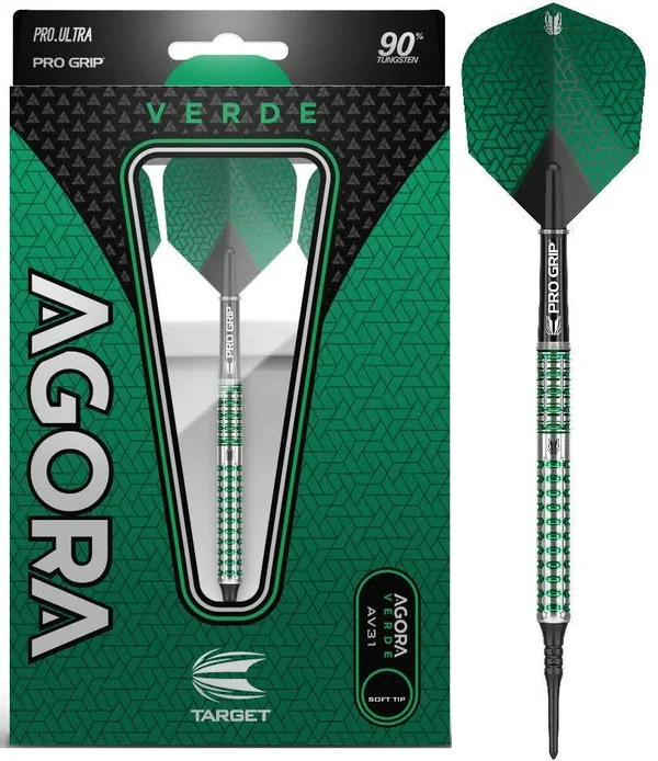 Target Agora Verde AV31 Soft Tip Darts - 18gm