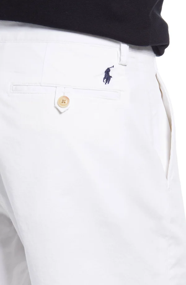 Polo Ralph Lauren Men's Stretch Classic Fit Shorts - White - 31