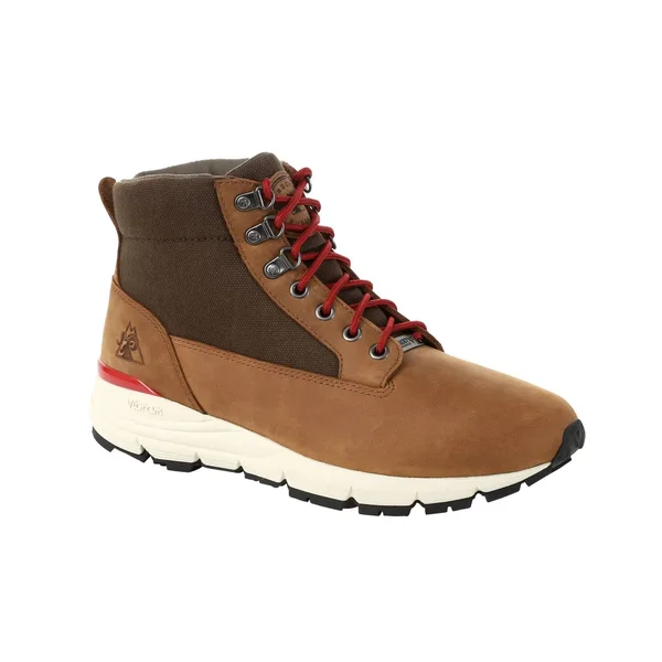 Men's Rocky Rugged at Outdoor Waterproof Boot - Size: 11.5, Brown