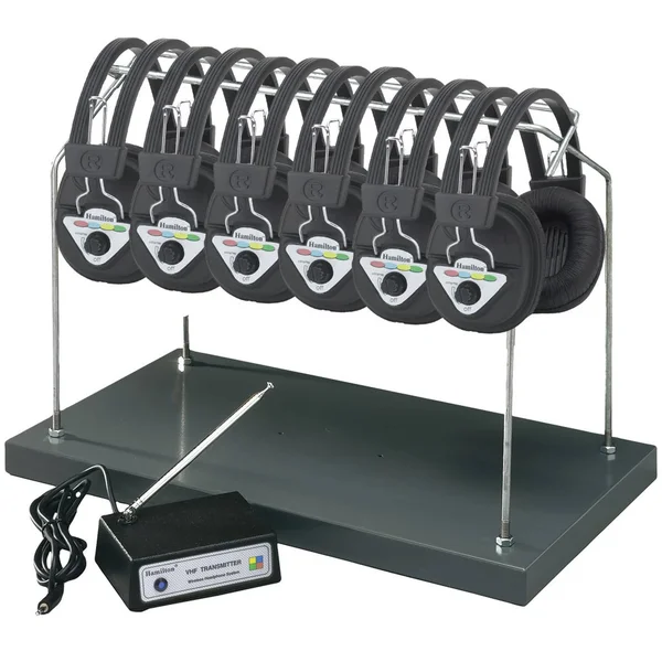HamiltonBuhl Wireless 6 Person Listening Center - HH/W906-MULTI