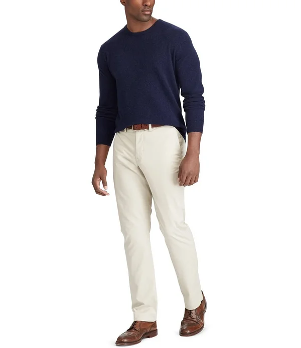 Polo Ralph Lauren Men's Big & Tall Bedford Classic-Fit Stretch Chino Pants - Khaki Tan