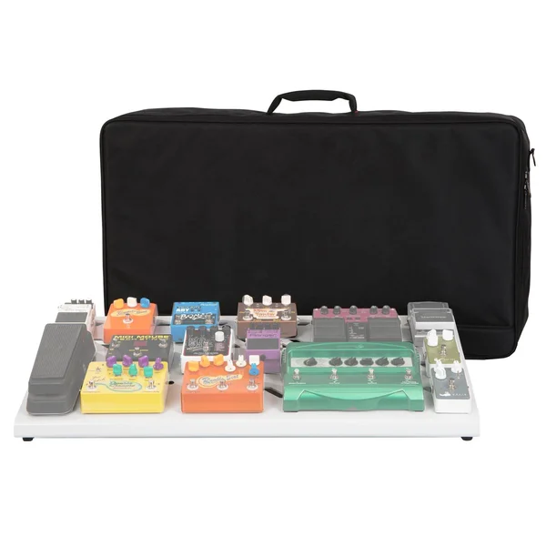 Gator White Aluminum Pedal BOARD; XL w/ Carry Bag (gpb-xbak-wh)