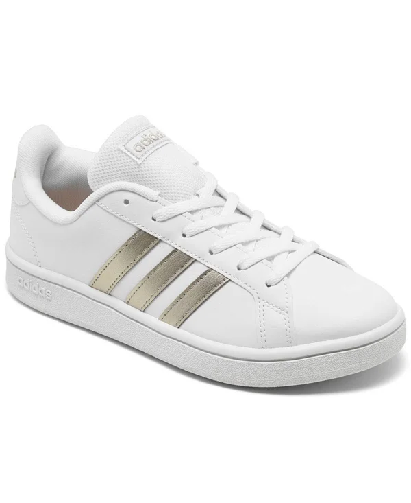 Adidas Grand Court Base Shoes White 10 - Womens Tennis Shoes