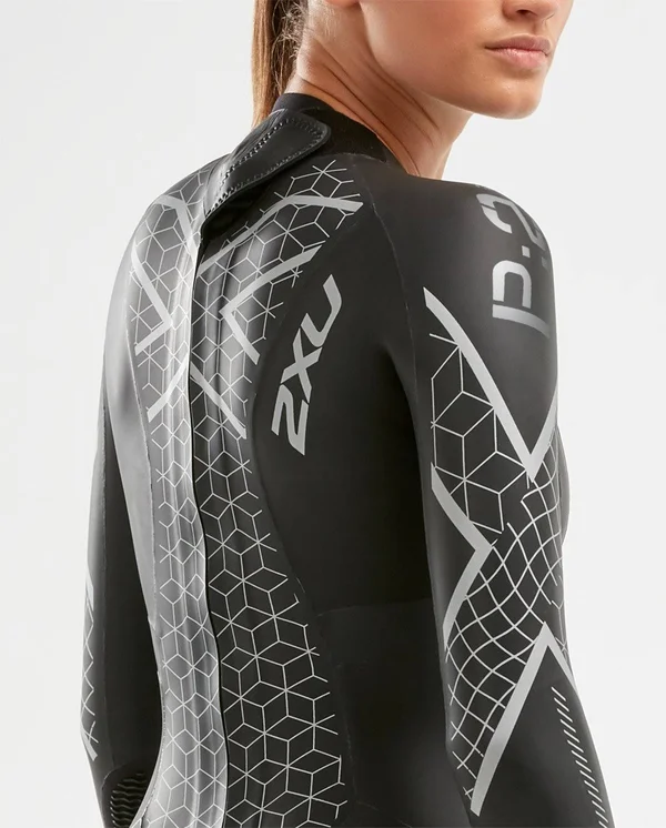 2XU P:2 Propel Wetsuit - Black/Textural Geo