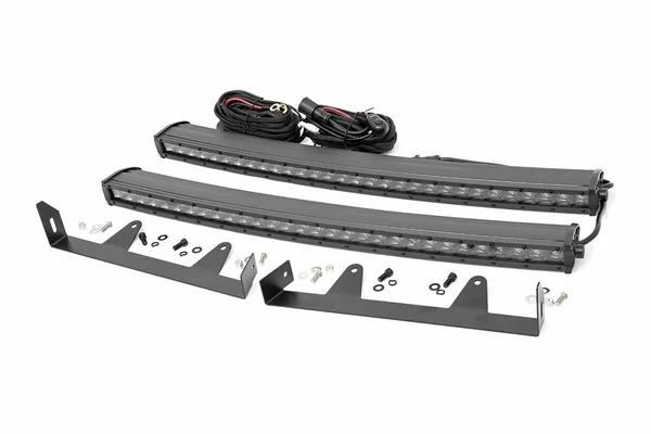 Rough Country Chevy 30 inch LED Hidden Grille Kit Chrome Series 03-06 Silverado 1500/2500 70704
