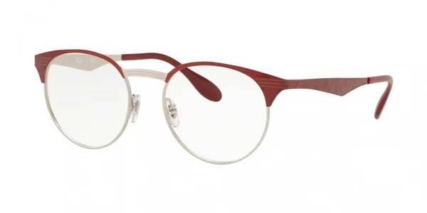 Ray Ban RX6406 Eyeglasses - 2861 Silver on Top Black