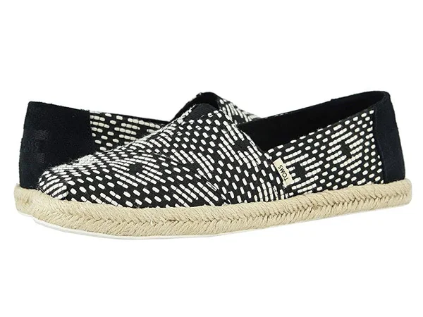 Women's Toms Alpargata Slip-On, Size 11 M - Black