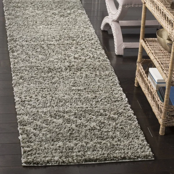 Safavieh Arizona Shag Lotta Rug - 2&3x22 x 10& Runner - Brown/Ivory
