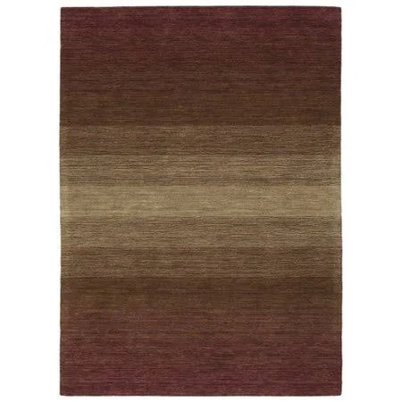 17 Stories Fortune Hand Tufted Wool Wine Area Rug, Red
