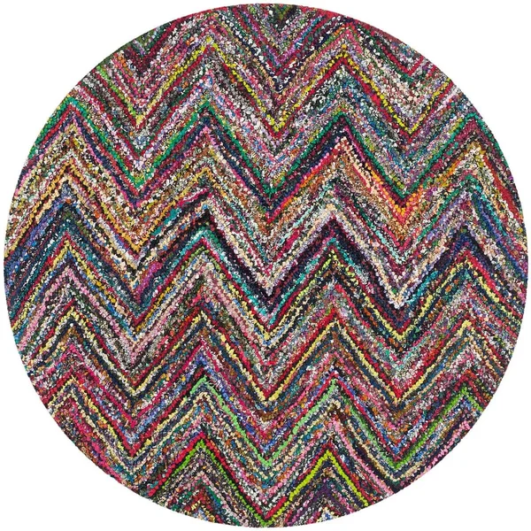 Safavieh Nantucket NAN141C 2&6x22 x 4&0x22 Blue - Multi Area Rug