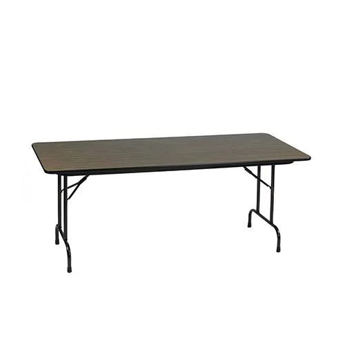 Standard Adjustable Height Folding Table (24 in. x 60 in./Red)