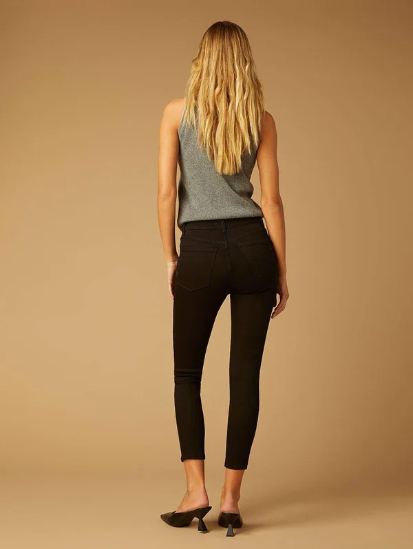 Dl1961 Florence Mid Rise Instasculpt Skinny - Hail
