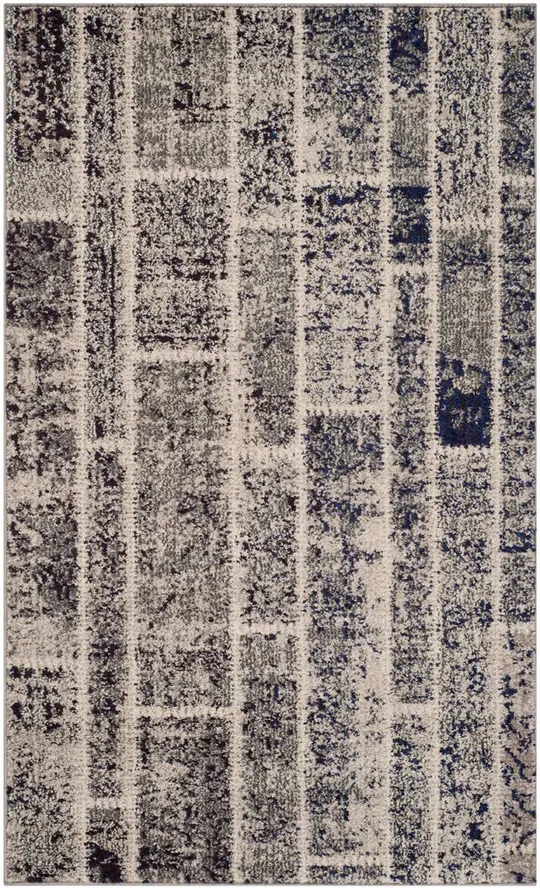 Safavieh Monaco MNC216G Grey/Multi 3& x 5& Area Rug