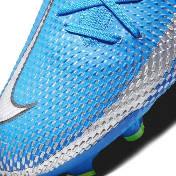 Nike Phantom GT Pro DF FG Photo Blue Metallic Silver Rage Green
