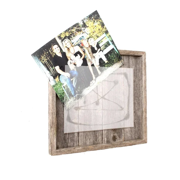 Rustic Farmhouse Plank Picture Frame - Rustic Red 8x10
