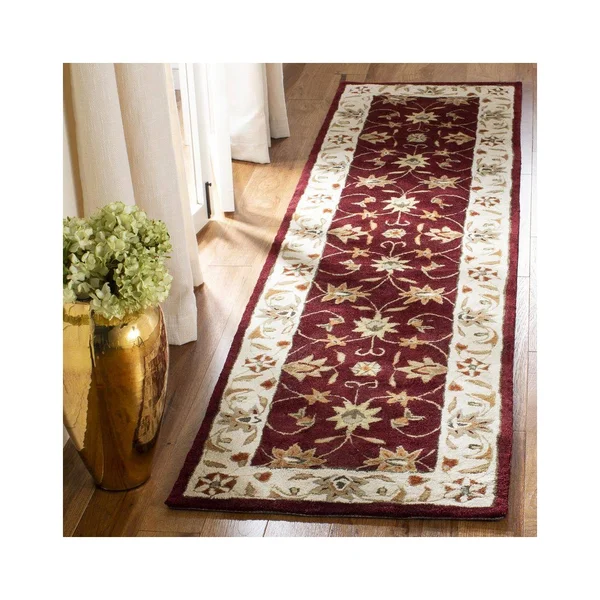 Safavieh Total Performance Tlp725A 2&3x22 x 9&0x22 Runner Red - Ivory Area Rug