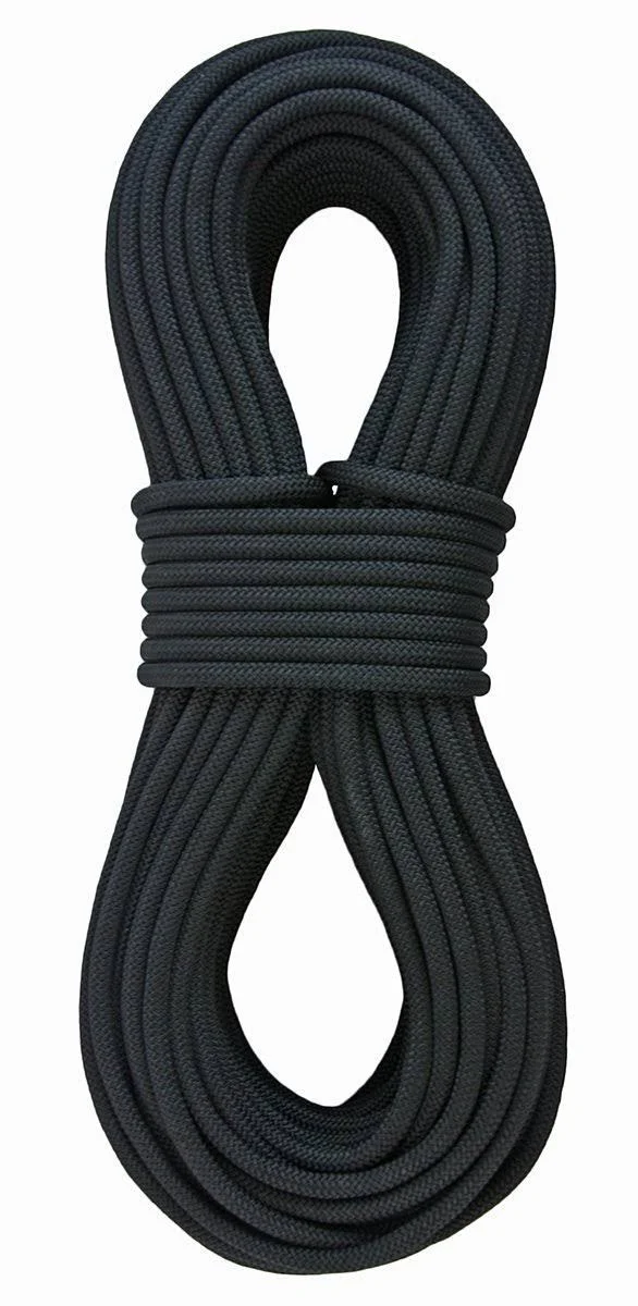 Sterling Rope 3/8x22 SuperStatic2 Climbing Rope - Black, 46M