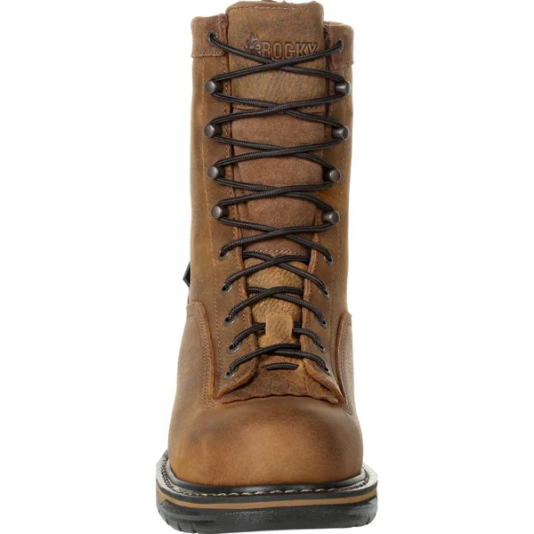 Rocky Men's Ironclad Waterproof Work Boot Brown FQ0005698 - 8 Wide