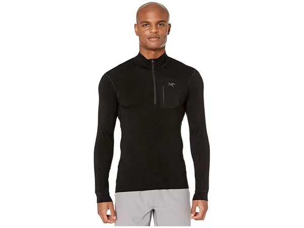 Arc&teryx Men's Satoro AR Zip Neck LS - Black - S
