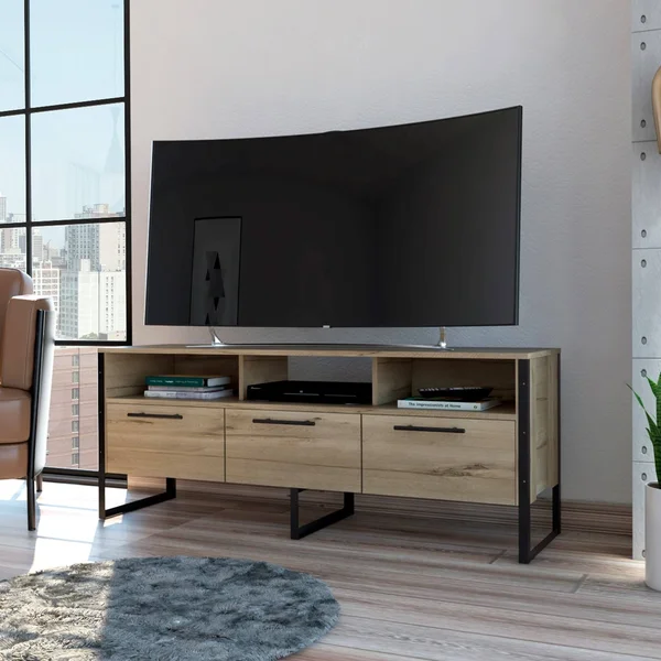 RST Brands Emery Brown TV Stand, SL-MCON-9-K