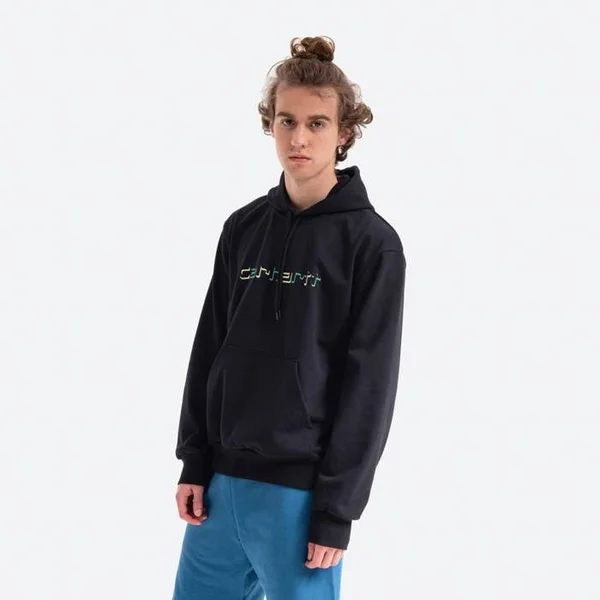 Carhartt Sweatshirt WIP Hooded Shadow Script I028985 Black