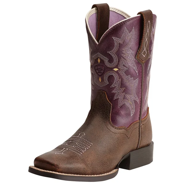 Ariat Girl's Tombstone Boots - Vintage Bomber, 13.5