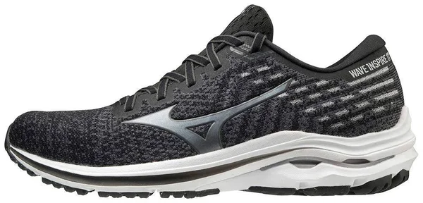 Men's Mizuno Wave Inspire 17 Waveknit - Black/Shade - Size 12